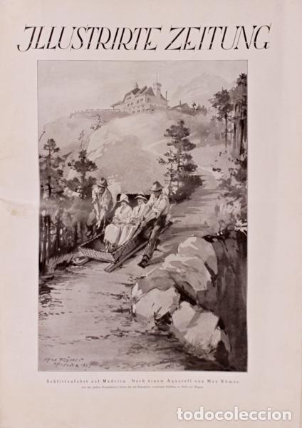 Libros antiguos: ILLUSTRIERTE ZEITUNG, N. 4174. - Foto 3