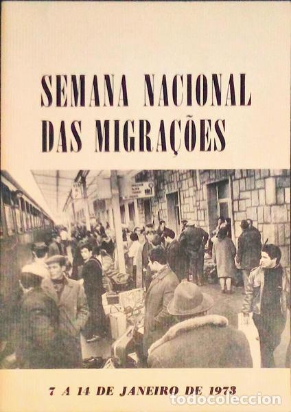 Libros antiguos: SEMANA NACIONAL DAS MIGRA&Ccedil;&Otilde;ES. - Foto 1