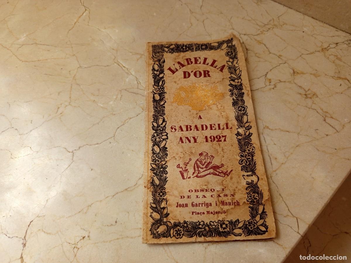 Libros antiguos: SABADELL- 1927 - LABELLA DOR - Foto 1