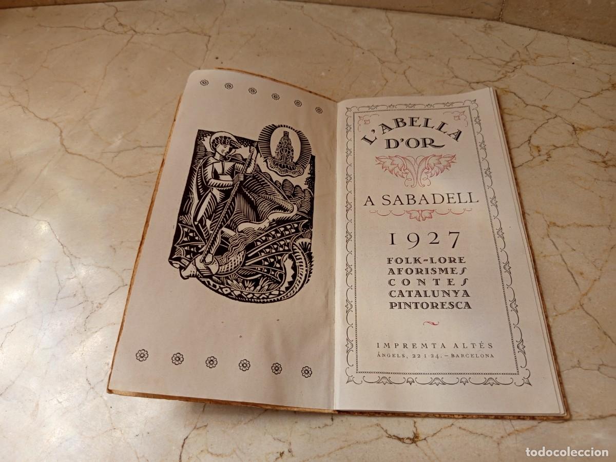 Libros antiguos: SABADELL- 1927 - LABELLA DOR - Foto 3