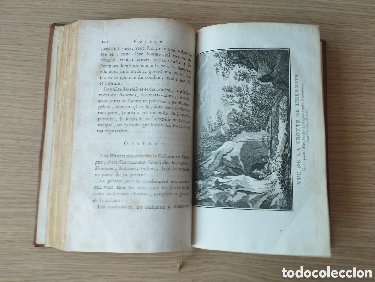Libros antiguos: Voyage en Espagne - 1796 - Mapa plegado - Foto 5