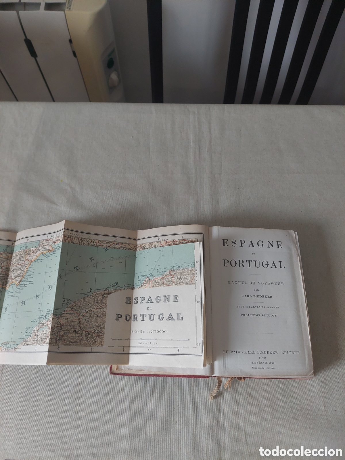 Libros antiguos: Libro de tapa dura de Mapas - Foto 8