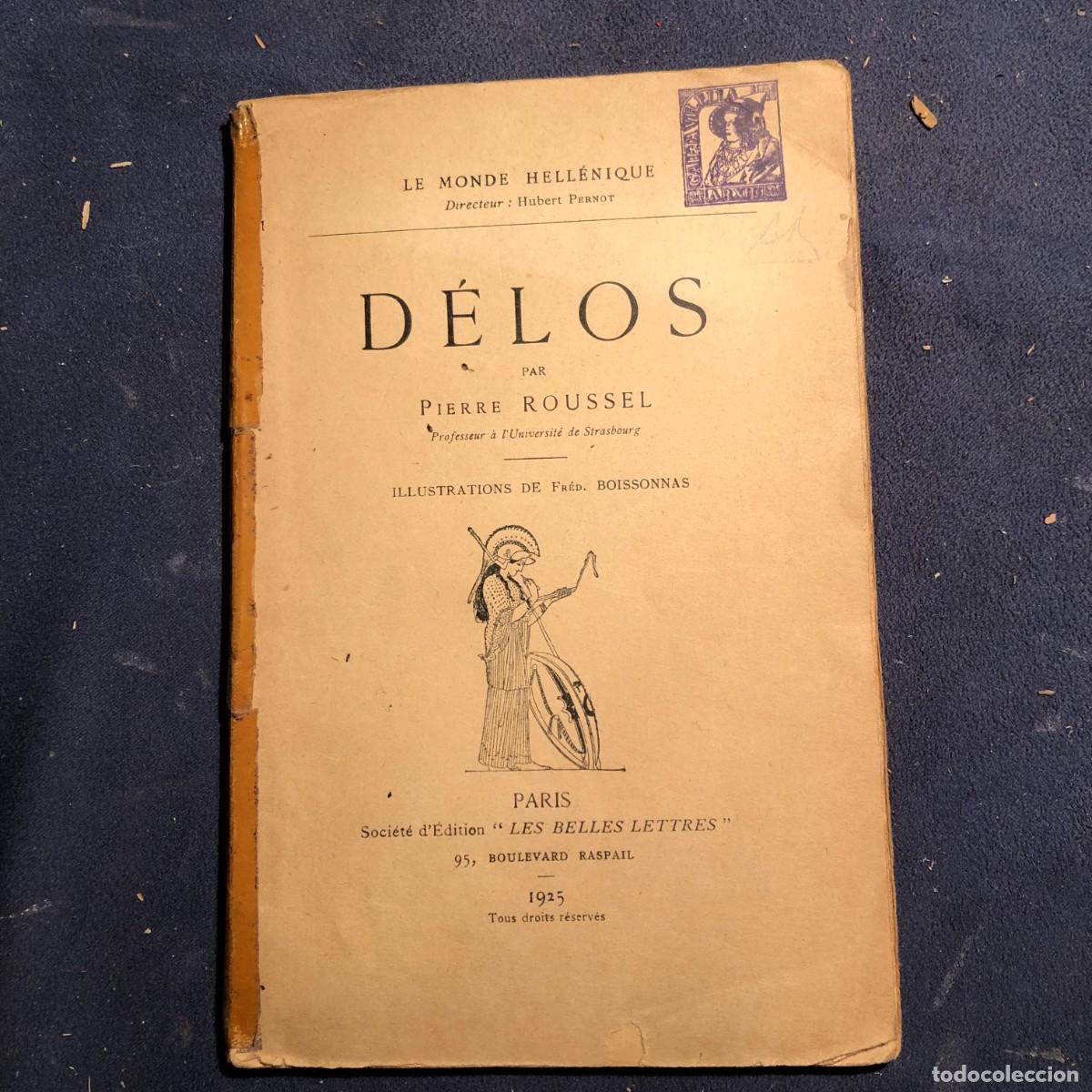 Libros antiguos: PIERRE ROUSSEL: - DELOS - (1925) - Foto 1