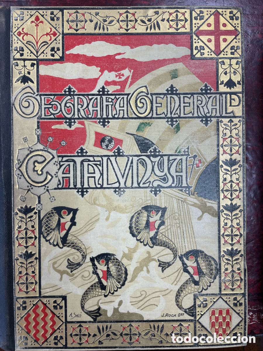 Libri antichi: Lote 2 vol. &ldquo;Geograf&iacute;a General de Catalu&ntilde;a &ldquo;&ndash; A. Martin-Editor - (1908-1918)