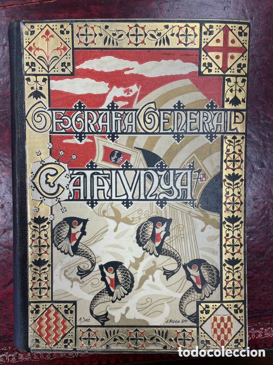 Libri antichi: Lote 2 vol. &ldquo;Geograf&iacute;a de la Ciudad de Barcelona&rdquo;&ndash; A. Mart&iacute;n Editor - (1908-1918)