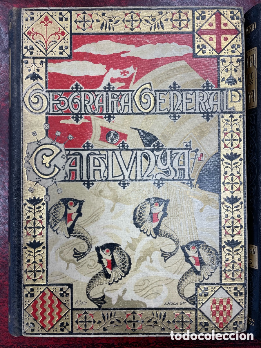 Libri antichi: Lote 2 vol&ndash; &ldquo;Provincia de Barcelona&rdquo; - A. Mart&iacute;n Editor - (1908-1918)