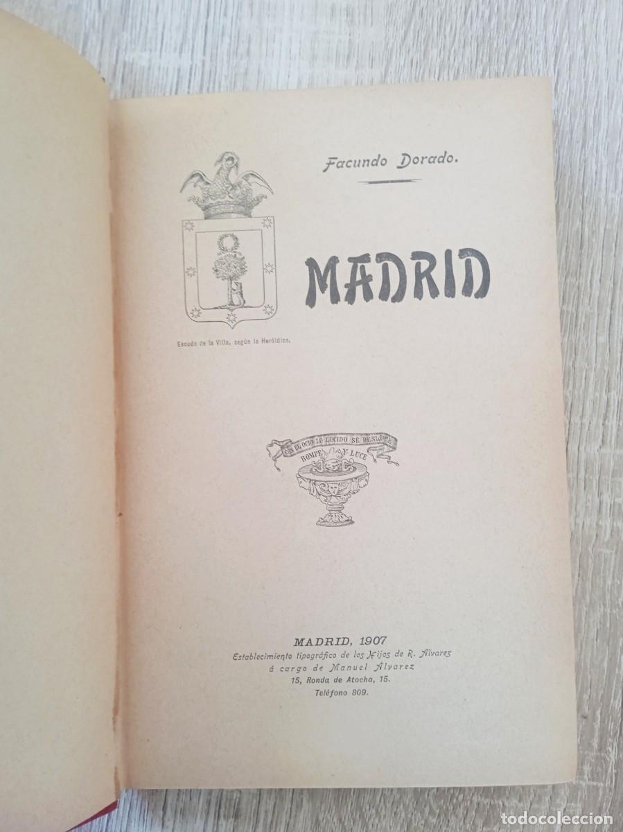 Libros antiguos: Facundo DORADO.- Madrid. 1907 - Foto 1