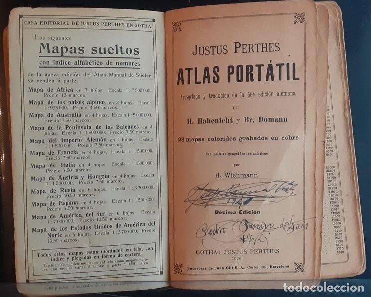 Antiquarische B&uuml;cher: Atlas Portatil - Justus Perthes - 1920