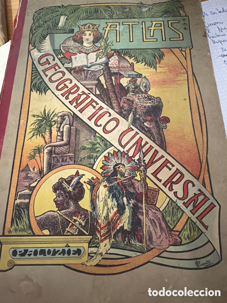Libros antiguos: Atlas geogr&aacute;fico universal - Foto 1