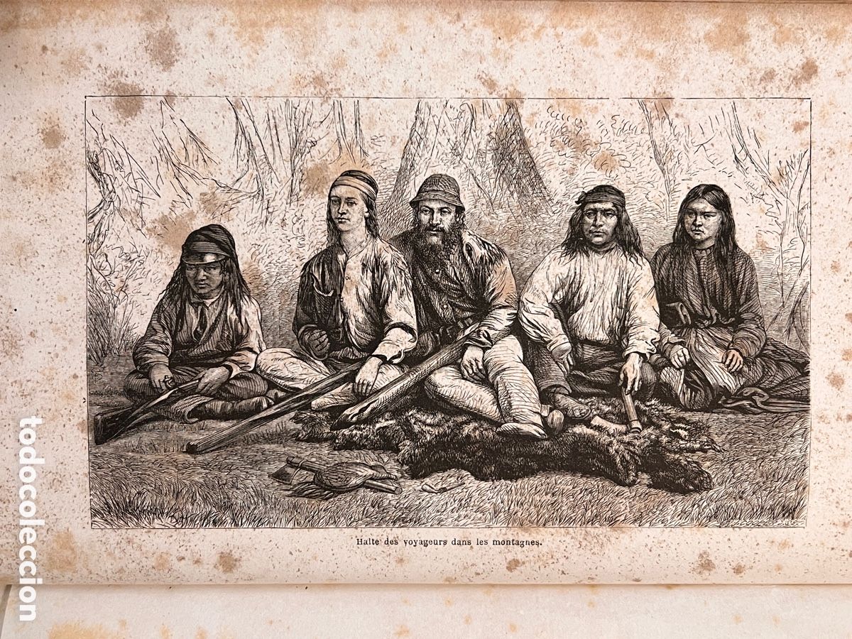 Old books: 1866 VOYAGE DE L'ATLANTIQUE AU PACIFIQUE - Milton & Cheadle