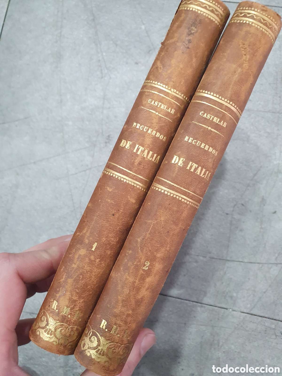 Libros antiguos: Emilio Castelar. Recuerdos de Italia. 1876. (L98)