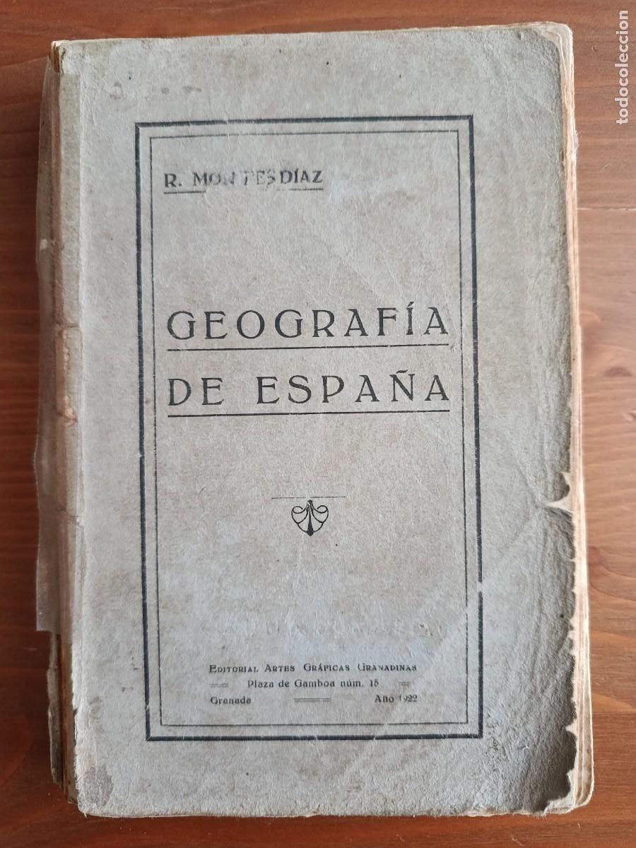 Libros antiguos: GEOGRAFIA DE ESPA&Ntilde;A. R.MONTES D&Iacute;AZ