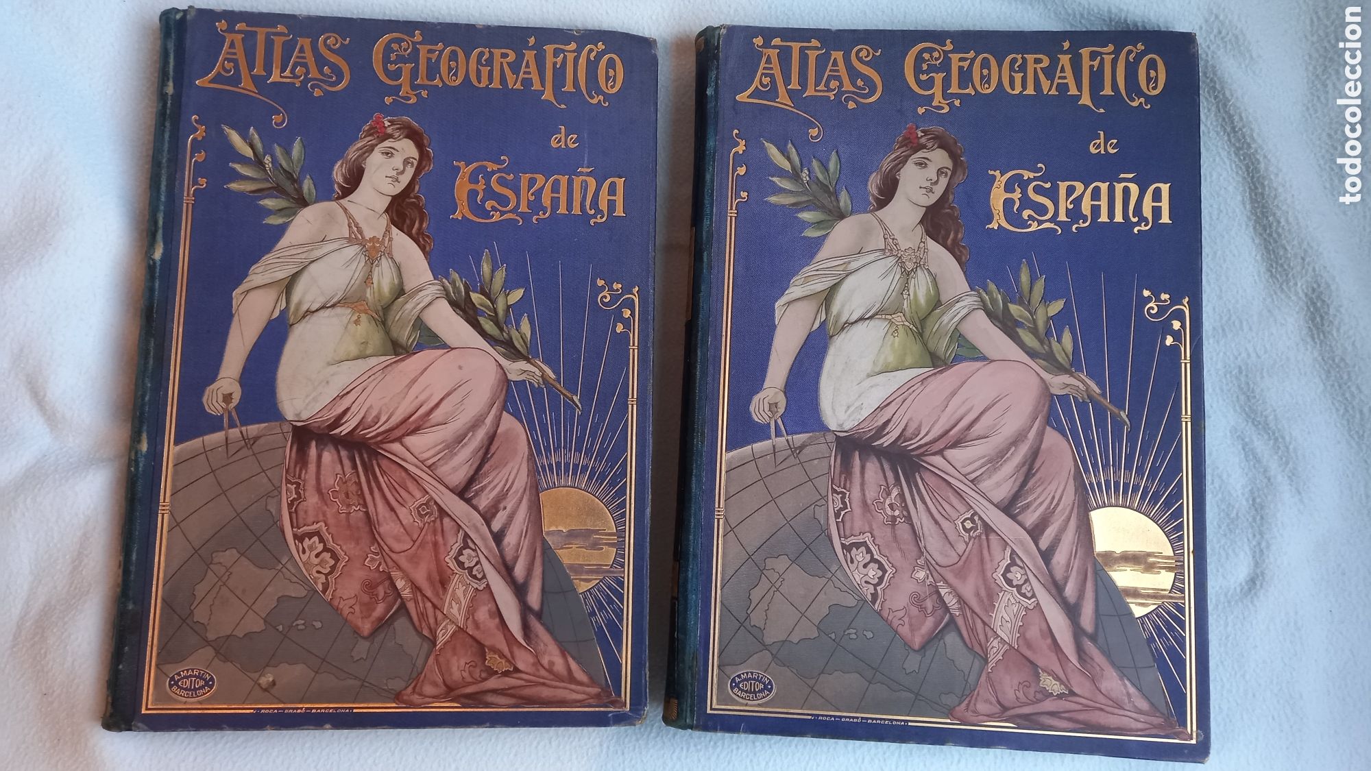 Libros antiguos: Atlas Geogr&aacute;fico de Espa&ntilde;a. A. Mart&iacute;n Editor 1900