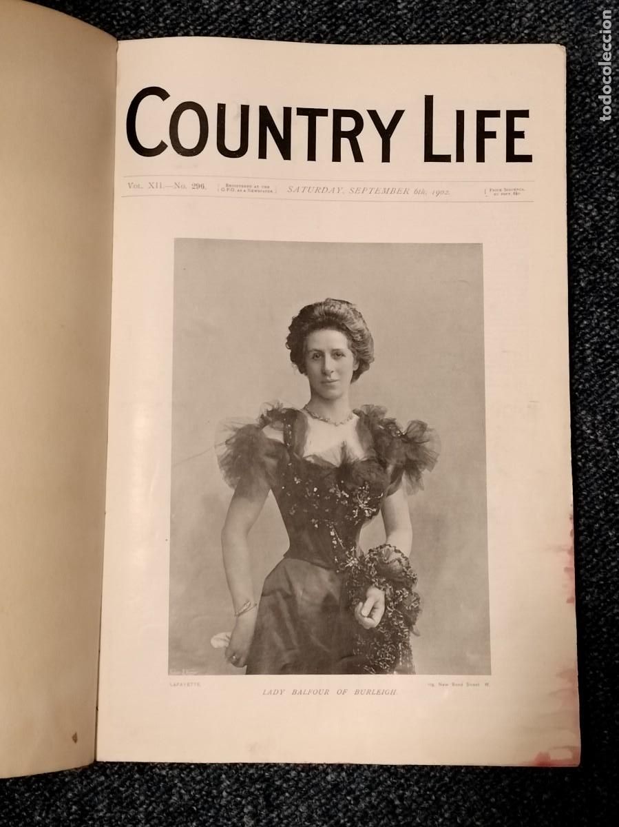 Libros antiguos: TOMO REVISTA Contry Life tomo septiembre 1902 julio 1903.