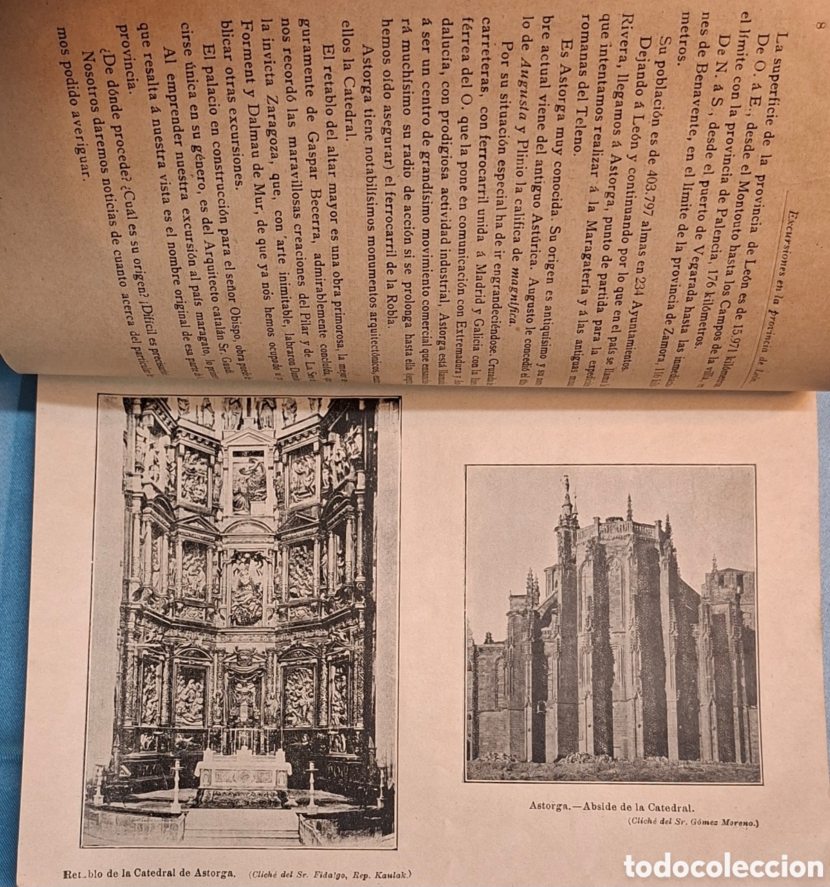 Libros antiguos: Excursiones en la Provincia de Le&oacute;n - Foto 4