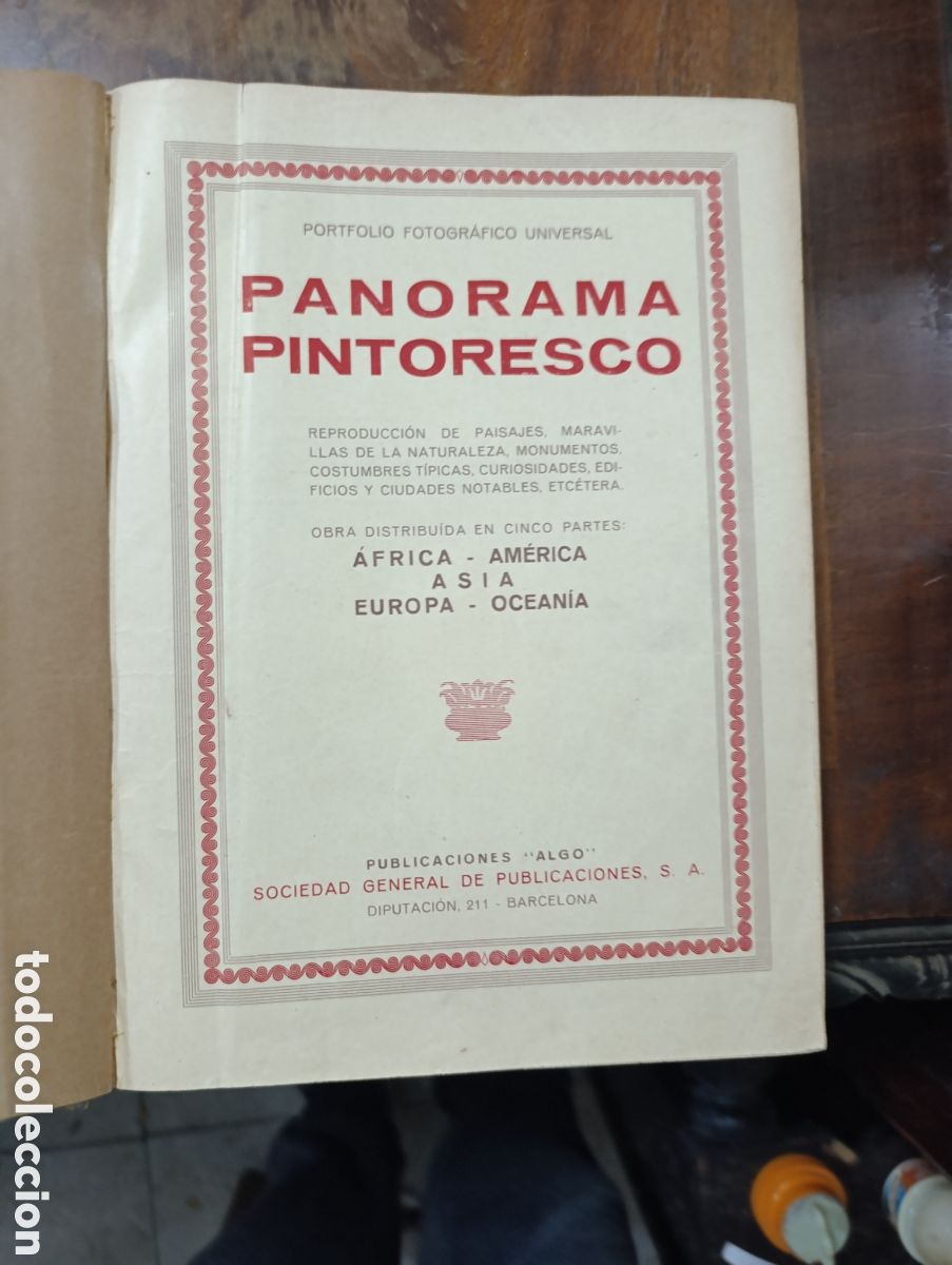 Libros antiguos: PORTFOLIO FOTOGR&Aacute;FICO UNIVERSAL PANORAMA PINTORESCO