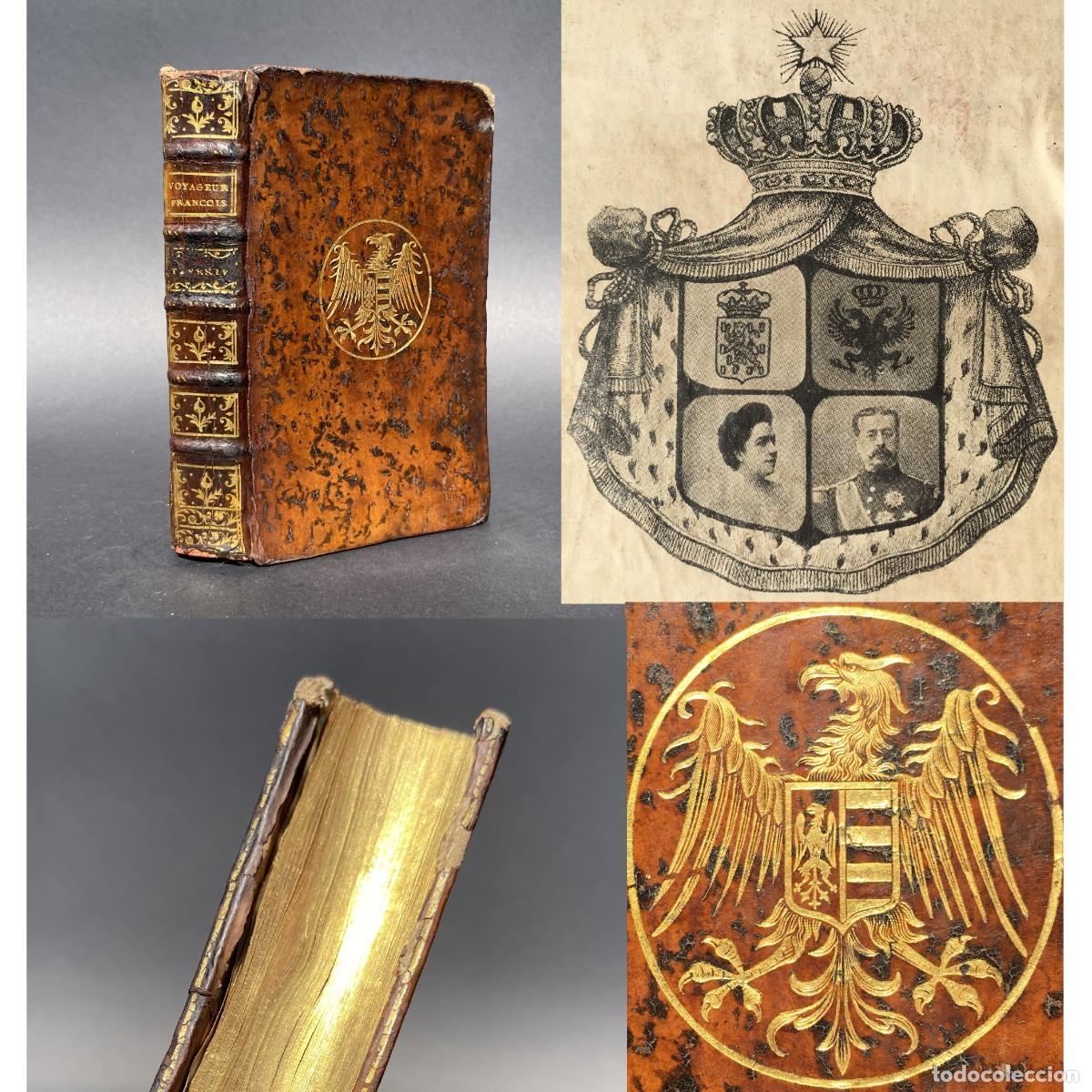 Libros antiguos: A&ntilde;o 1791 - Francia - Ex libris pr&iacute;ncipe Kastriotit - Sicilia - Albania - Jerez de la Frontera