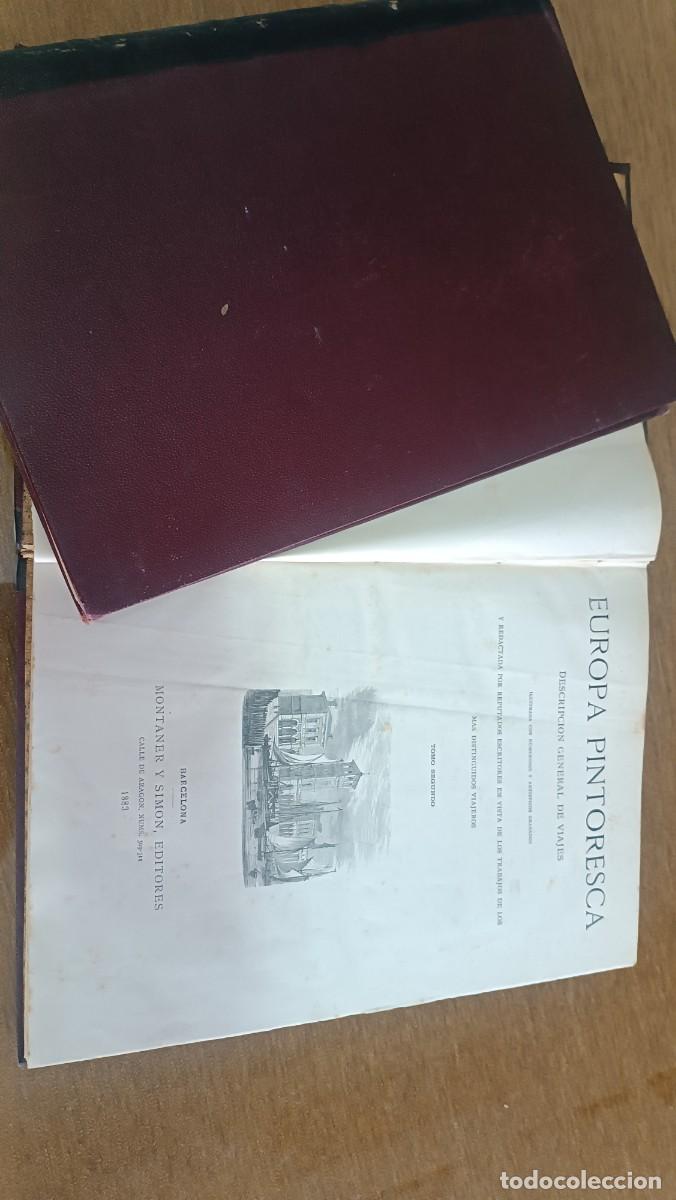 Libros antiguos: A&ntilde;o 1883. Europa pintoresca. 2 tomos. In folio.
