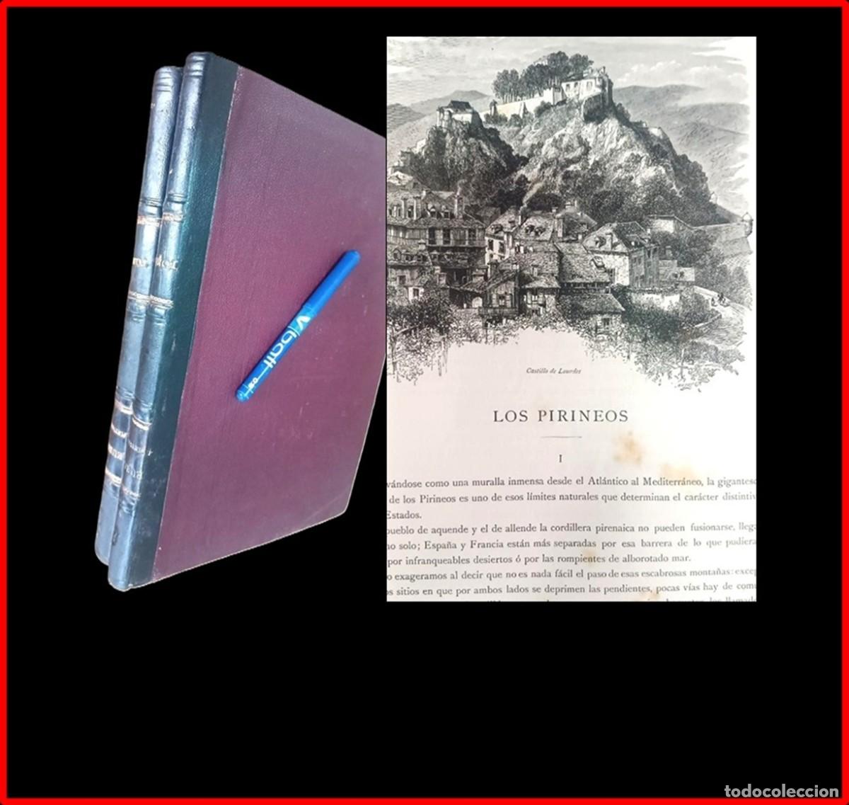 Antiquarische B&uuml;cher: A&ntilde;o 1883. Europa Pintoresca: Descripci&oacute;n General de Viajes. 2 tomos in folio.