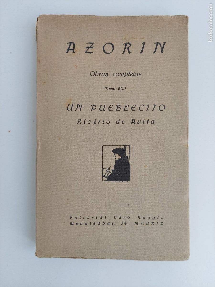 Libros antiguos: Un pueblecito Riofr&iacute;o de &Aacute;vila - Azor&iacute;n,