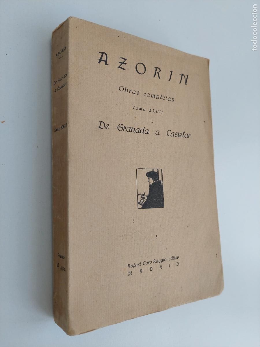 Libros antiguos: De Granada a Castelar - Azor&iacute;n, - Foto 2