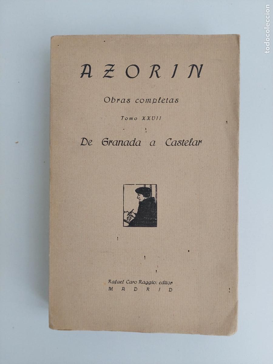 Libros antiguos: De Granada a Castelar - Azor&iacute;n, - Foto 1
