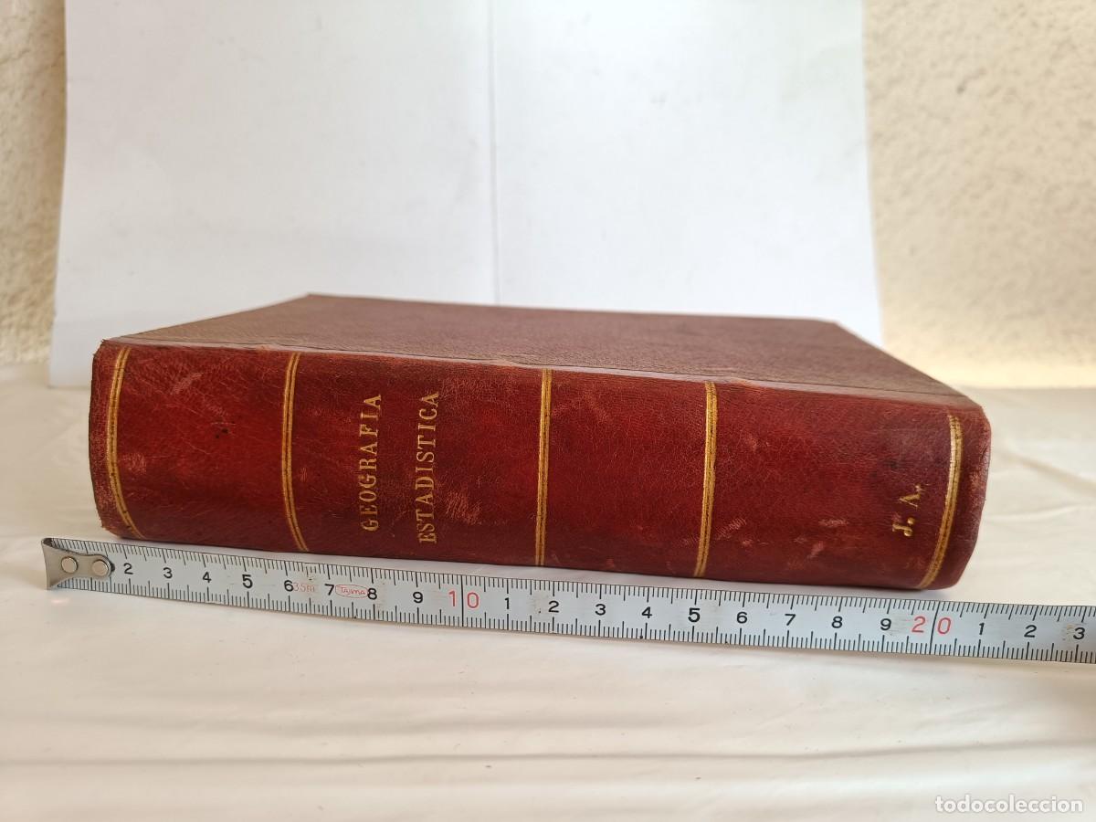Libros antiguos: 1882 Geograf&iacute;a-Estad&iacute;stica Europa y Espa&ntilde;a - Pedro Moreno Villena - Valencia