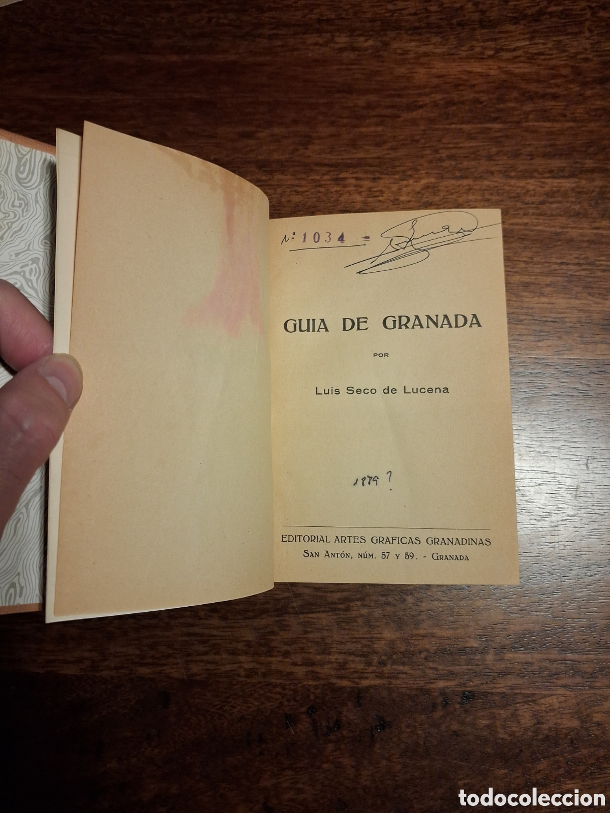 Libros antiguos: Granada, Luis Seco de Lucena