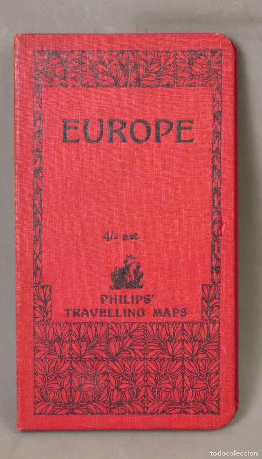 Libros antiguos: Europe - Philips&acute; Travelling Maps - George Philip and Son