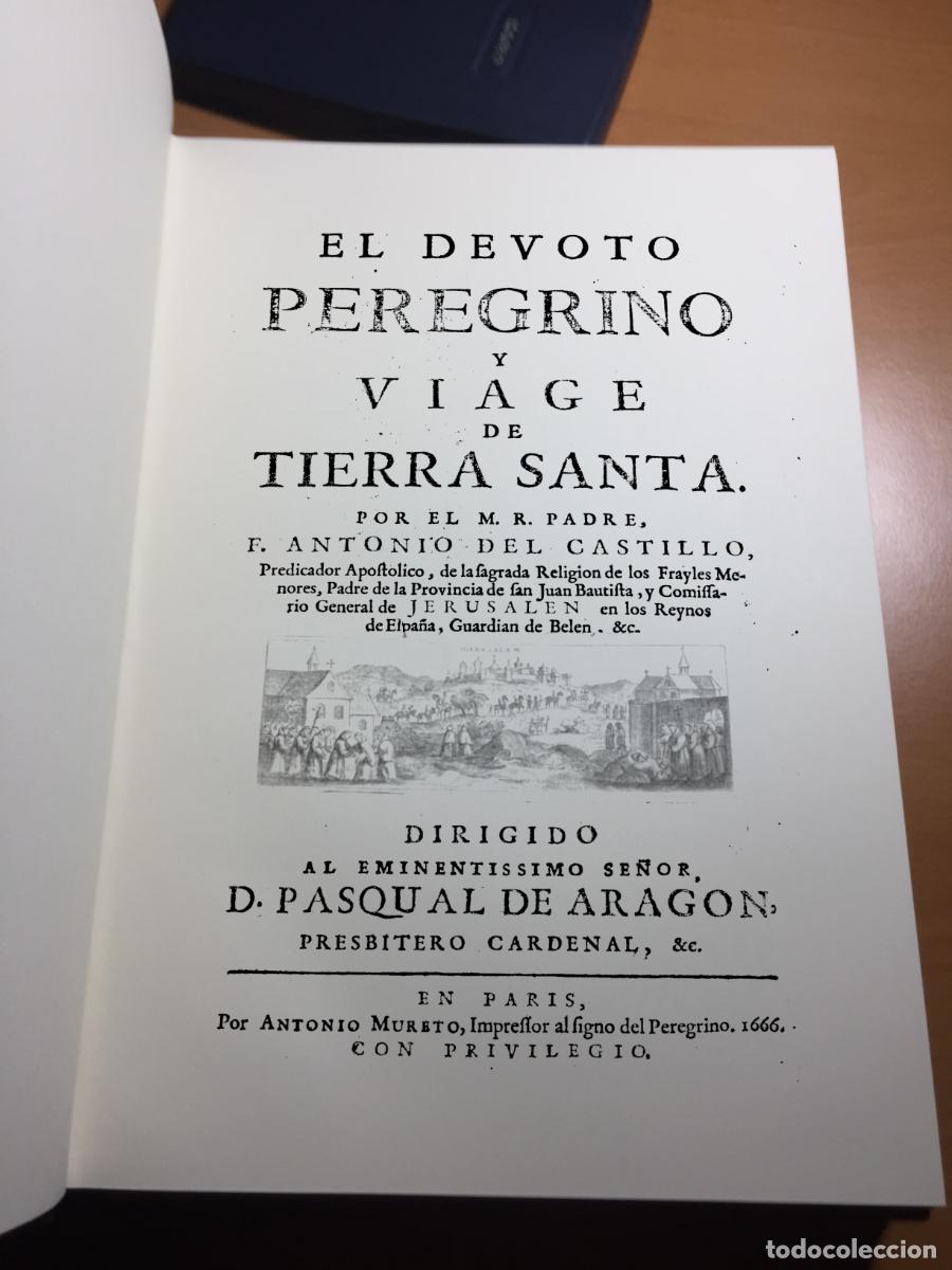 Libros antiguos: El devoto peregrino y viaje de Tierra Santa - Fray Antonio del Castillo, edici&oacute;n Par&iacute;s 1666