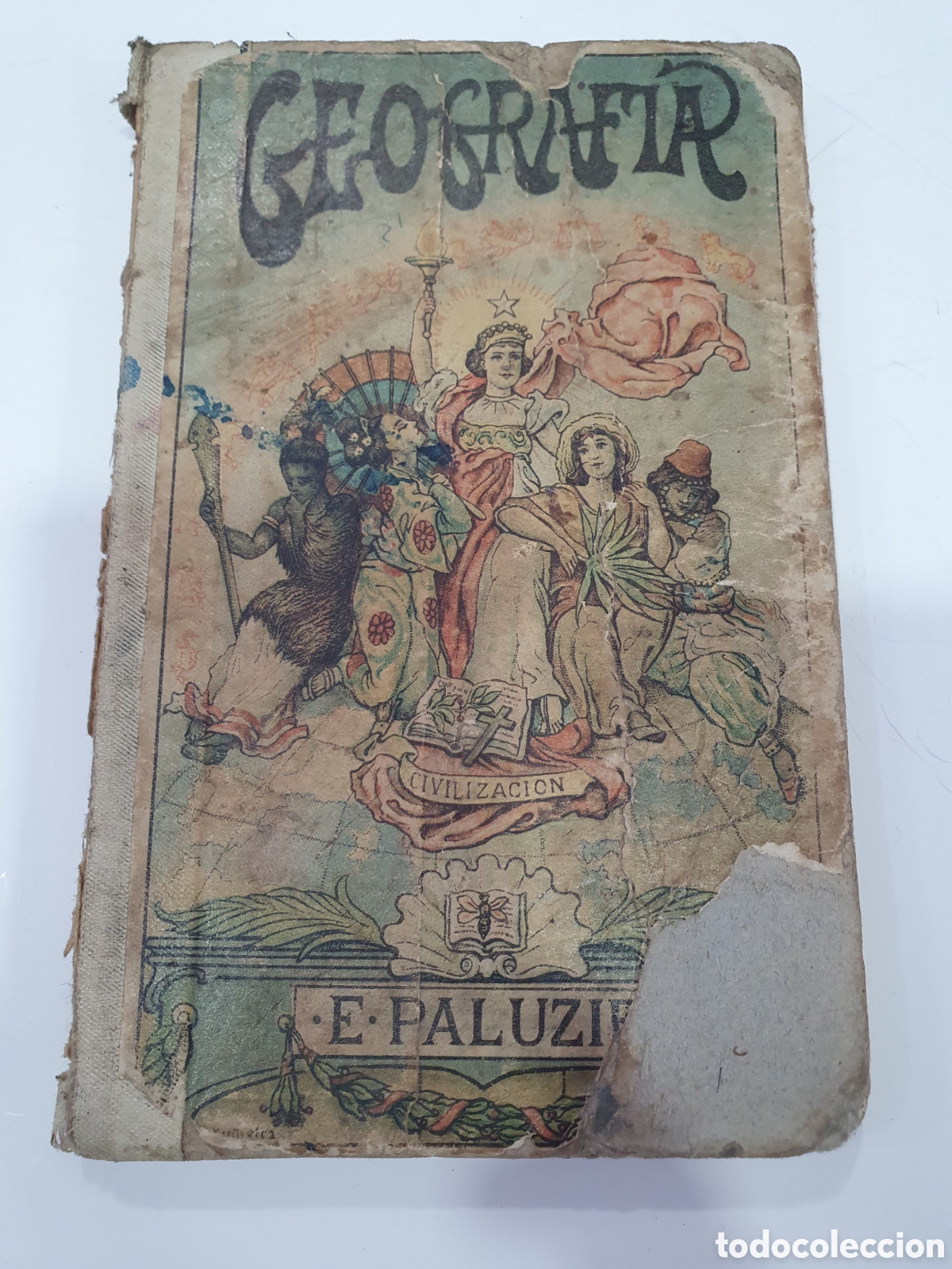 Libros antiguos: Libro Geografia Esteban Paluzie. 1907. (L131)