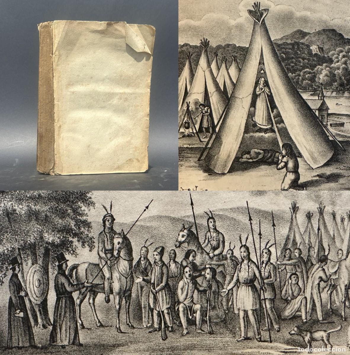 Libros antiguos: 1850 - LIBRO DE VIAJES A LAS MONTA&Ntilde;AS ROCOSAS - INDIOS AMERICANOS - GRABADOS - ILUSTRACIONES