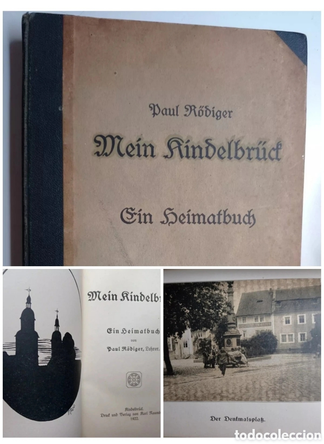 Libri antichi: Mein Kindelbr&uuml;ck 1922 Heimatbuch alem&aacute;n Deutschland Sachsen Sajonia deutsch