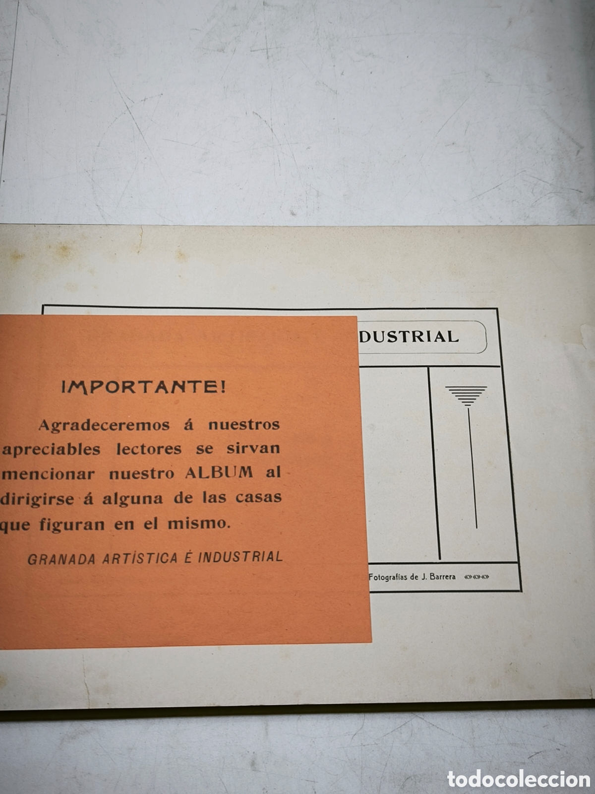 Libros antiguos: Granada artistica e industrial 1910. - Foto 2