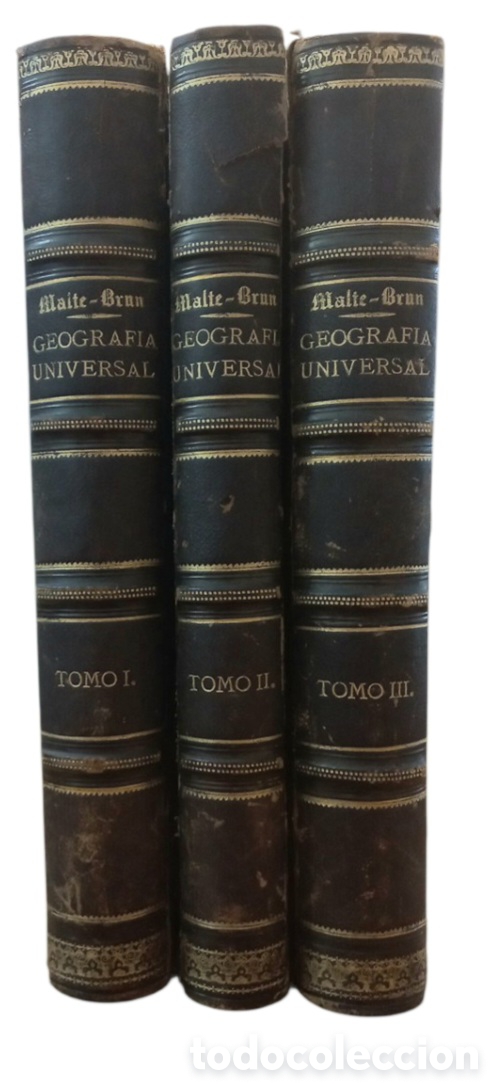 Libros antiguos: GEOGRAF&Iacute;A UNIVERSAL. MALTE-BRUN. 1875