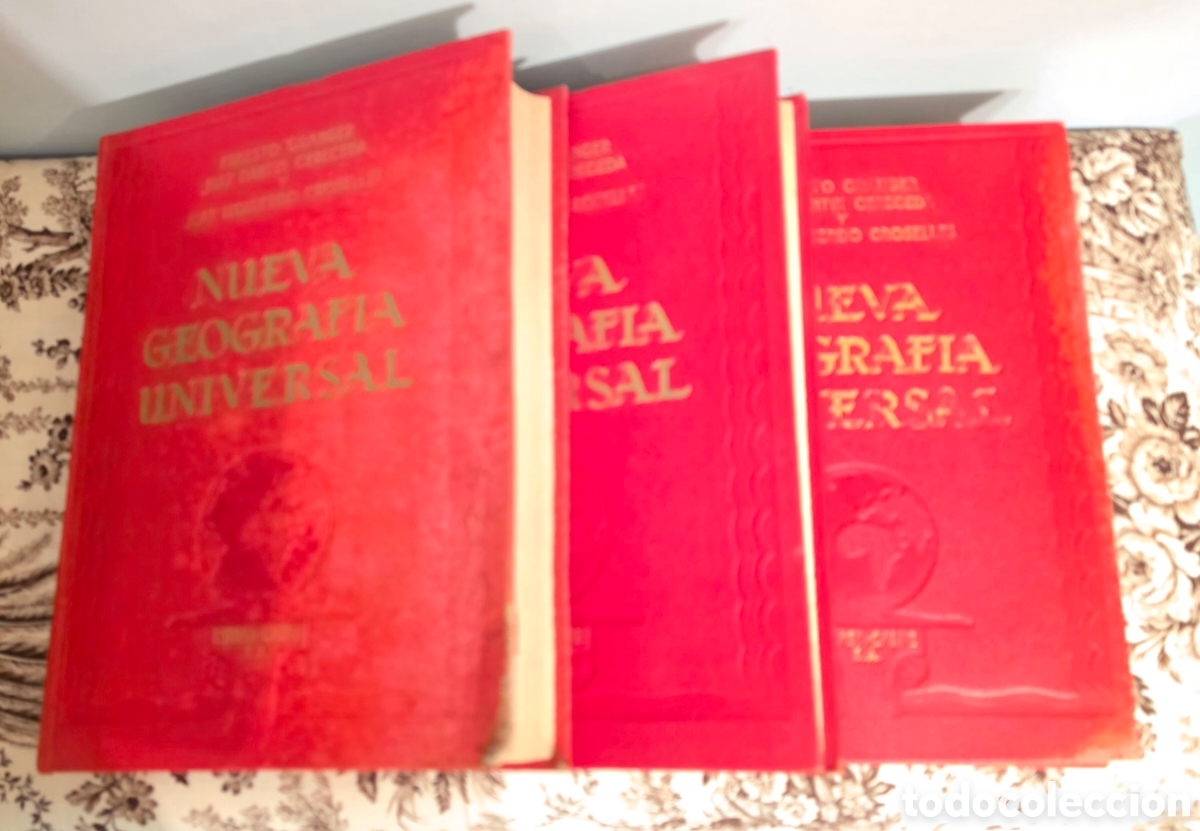 Libros antiguos: NUEVA GEOGRAF&Iacute;A UNIVERSAL - ERNESTO GRANGER / DANT&Iacute;N CERECEDA - ESPASA-CALPE 1928 - 3 TOMOS (COMPLET