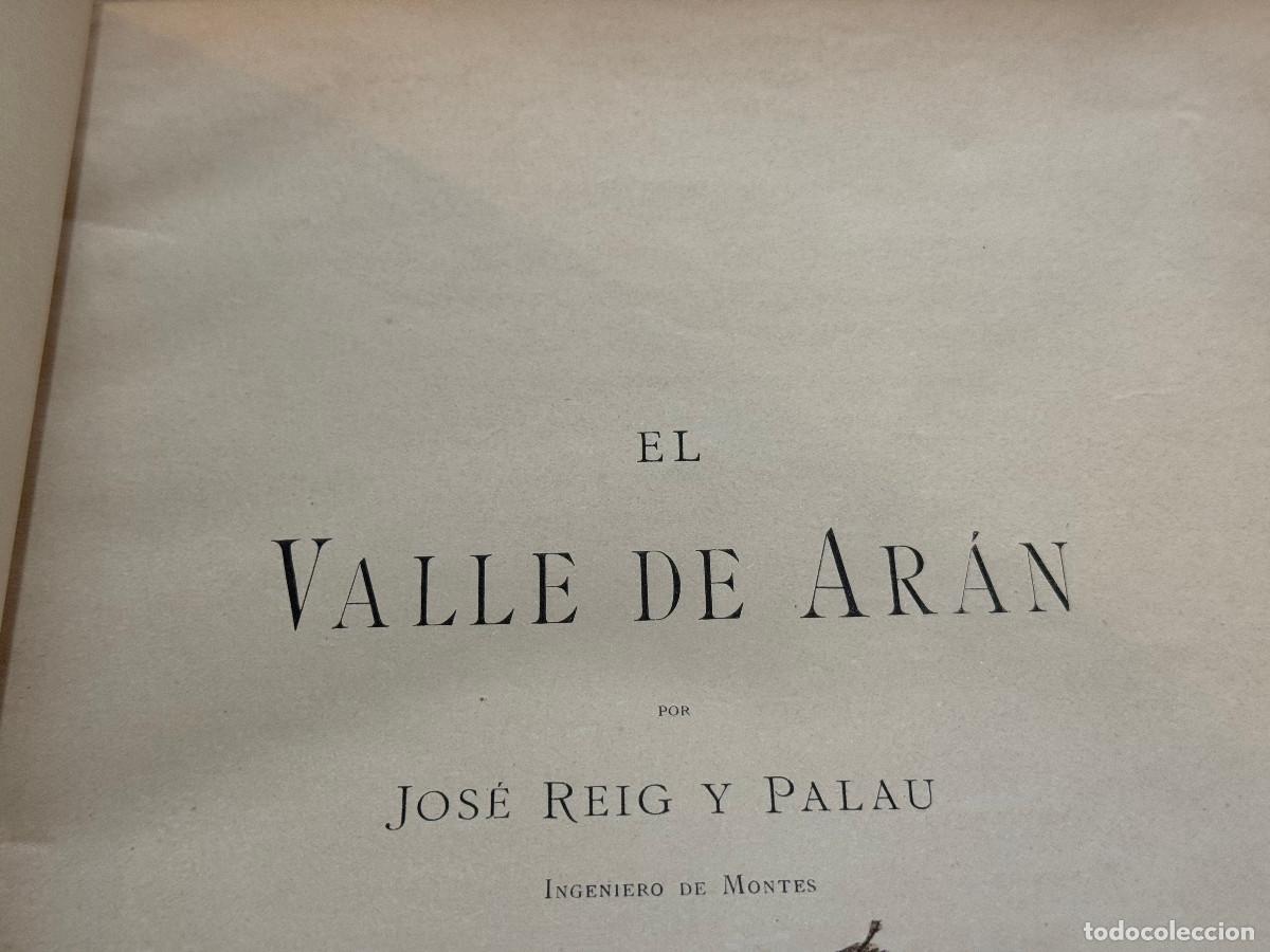 Libros antiguos: 1895 VALLE DE ARAN / VALL D'ARAN / DEDICATORIA / DEDICADO / FIRMADO