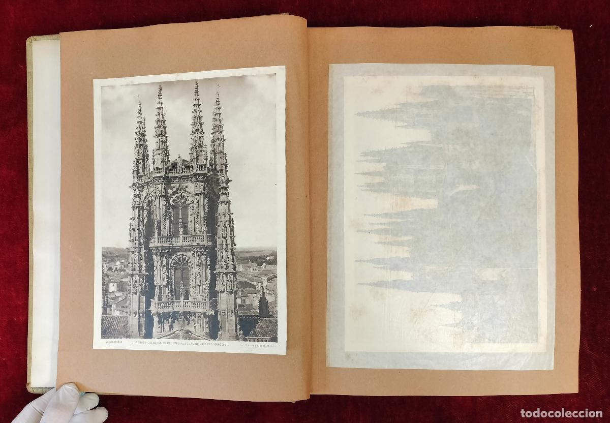 Libros antiguos: MONUMENTOS ART&Iacute;STICOS DE BURGOS. COMPENDIO DE FOTOGRAF&Iacute;AS HIST&Oacute;RICAS. HAUSER Y MENET, MADRID. 1922