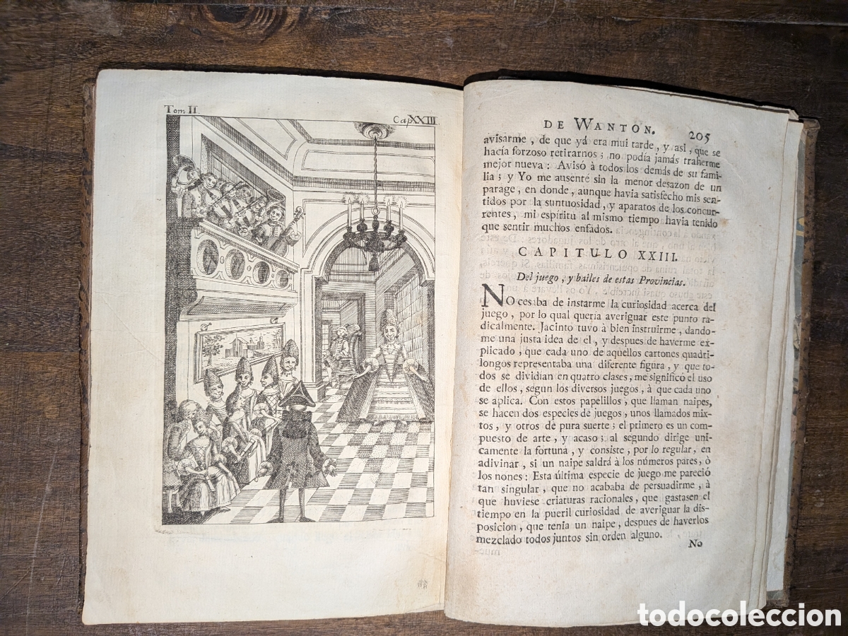 Libros antiguos: Viajes de Enrique Waton al pais de las monas curiosa obra sat&iacute;rica del siglo XVIII
