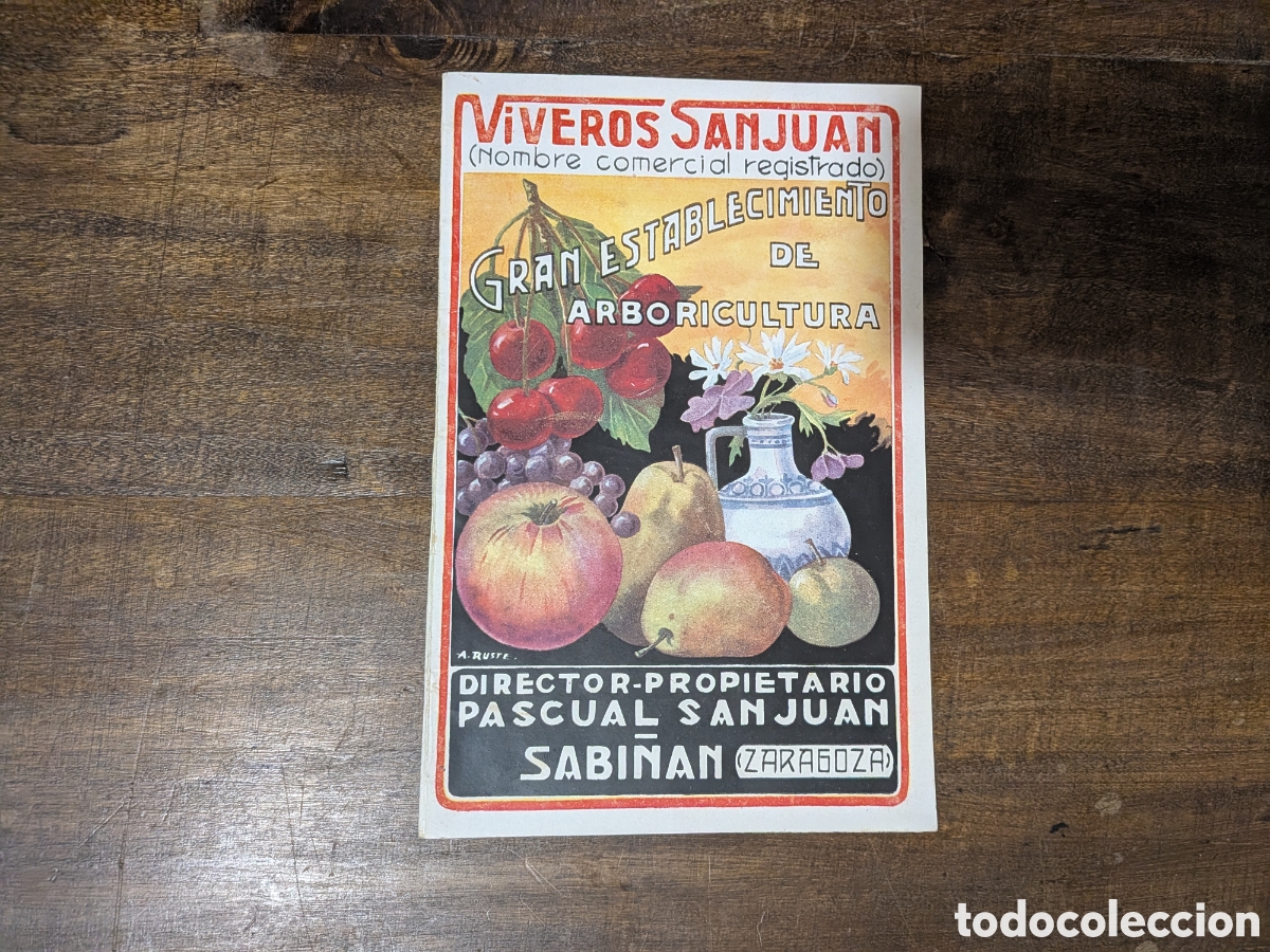 Libros antiguos: Folleto publicitario viveros san juan 1939-1940