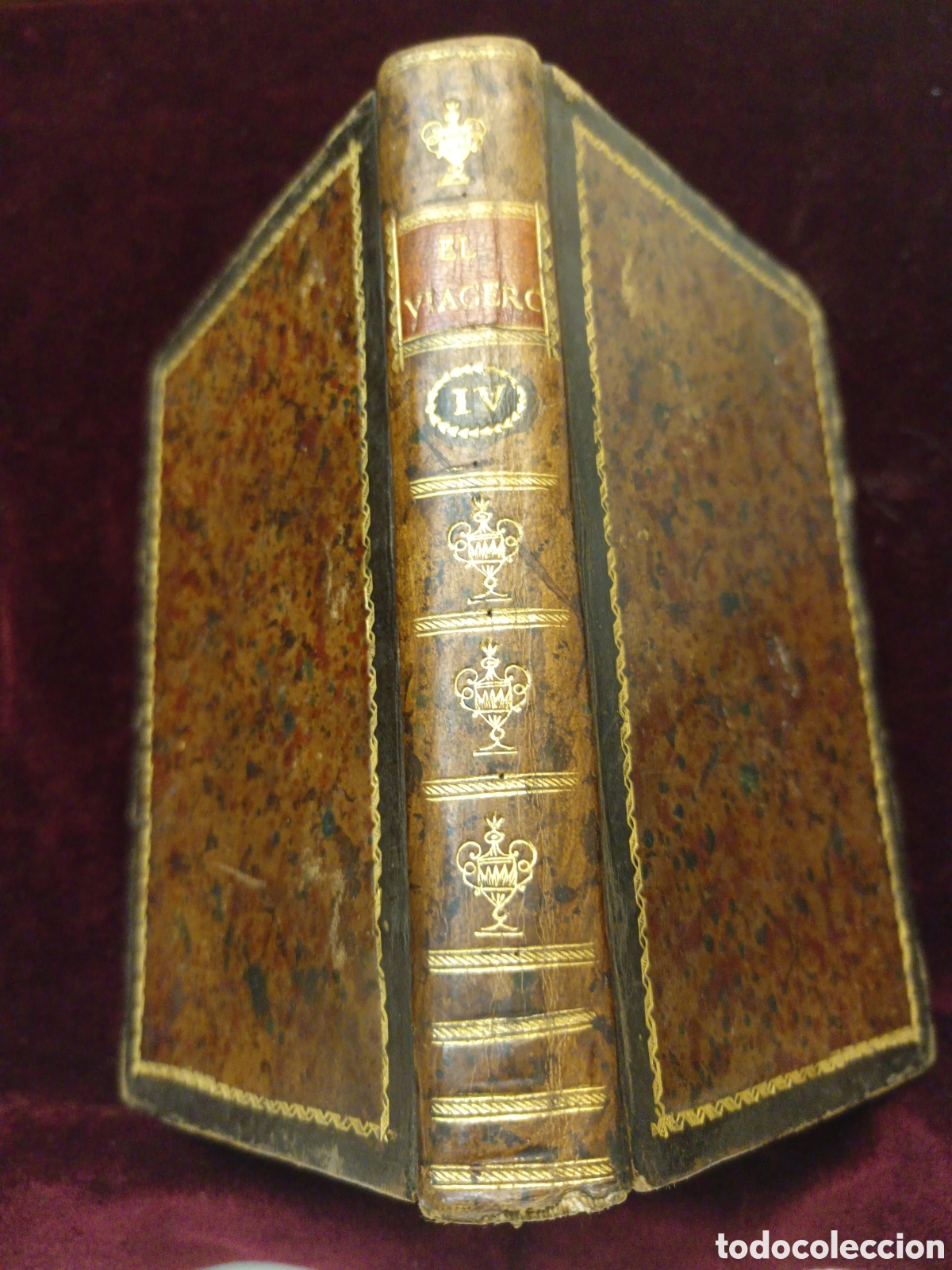 Libros antiguos: EL VIAJERO UNIVERSAL - QUADERNO X- TOMO IV - LAPORTE - A&Ntilde;O 1796 - 12 X 18 CM