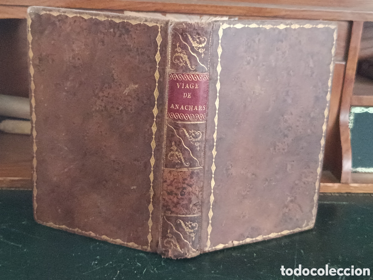 Libros antiguos: BARTHELEMI: VIAGE DEL JOVEN ANACHARSIS A LA GRECIA A MEDIADOS DEL SIGLO QUARTO Tomo VI 1814