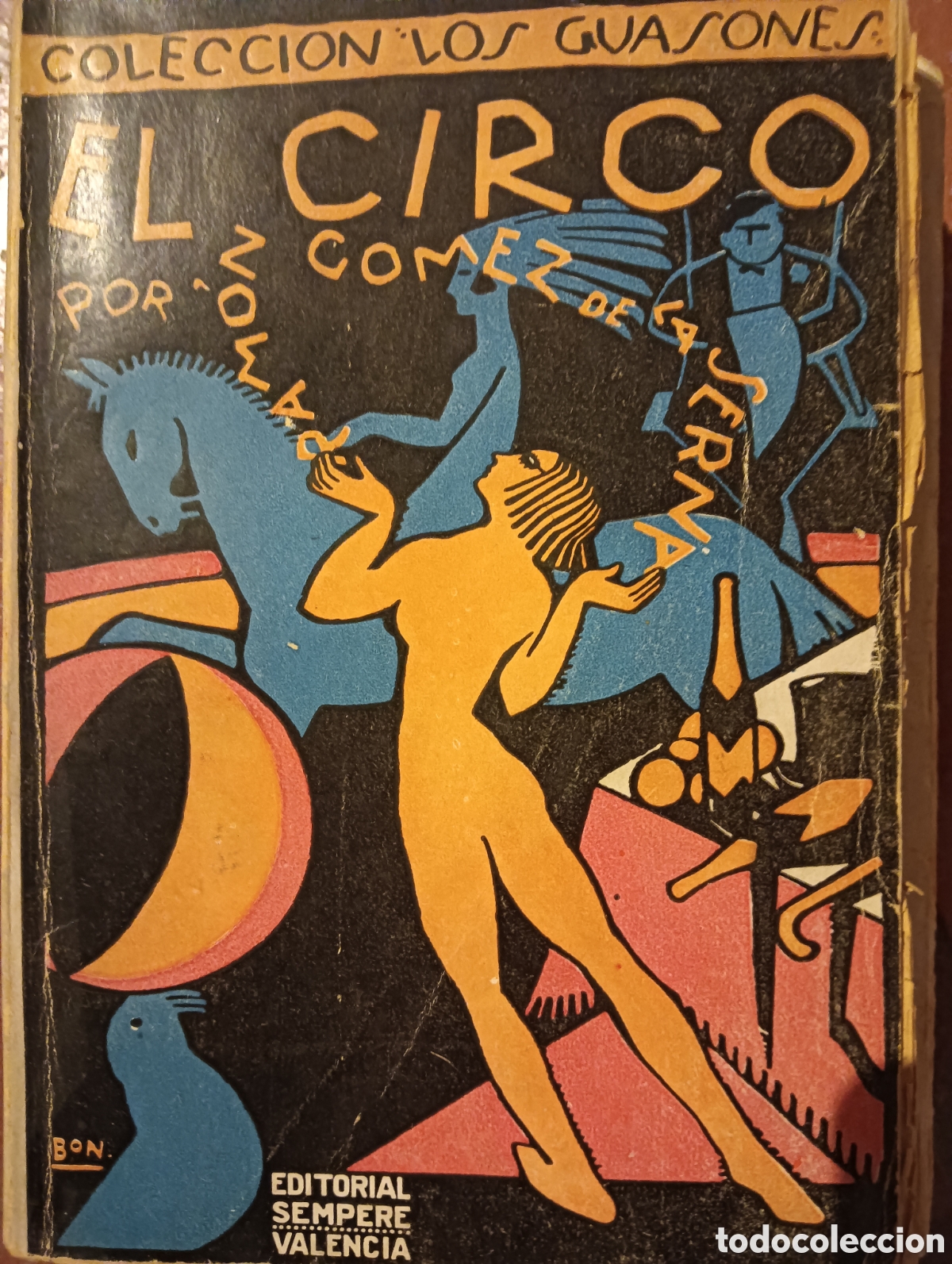 Libros antiguos: El circo por Ram&oacute;n G&oacute;mez de la Serna