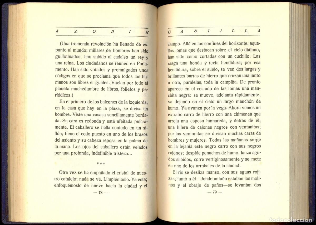 Libros antiguos: AZOR&Iacute;N - CASTILLA - A&Ntilde;O 1932 - Foto 3