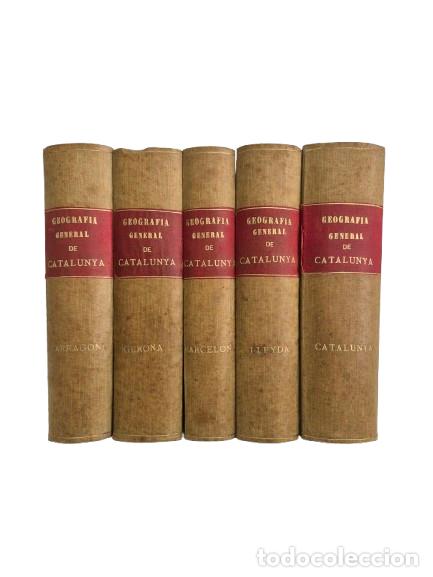 Antiquarische B&uuml;cher: 5 Tomos Geograf&iacute;a General de Catalunya - Francesch Carreras y Candi