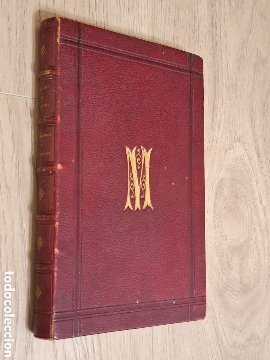 Libros antiguos: Excursiones y recuerdos, Adolfo de Aguirre, dedicatoria aut&oacute;grafa, Bilbao 1871, Santander