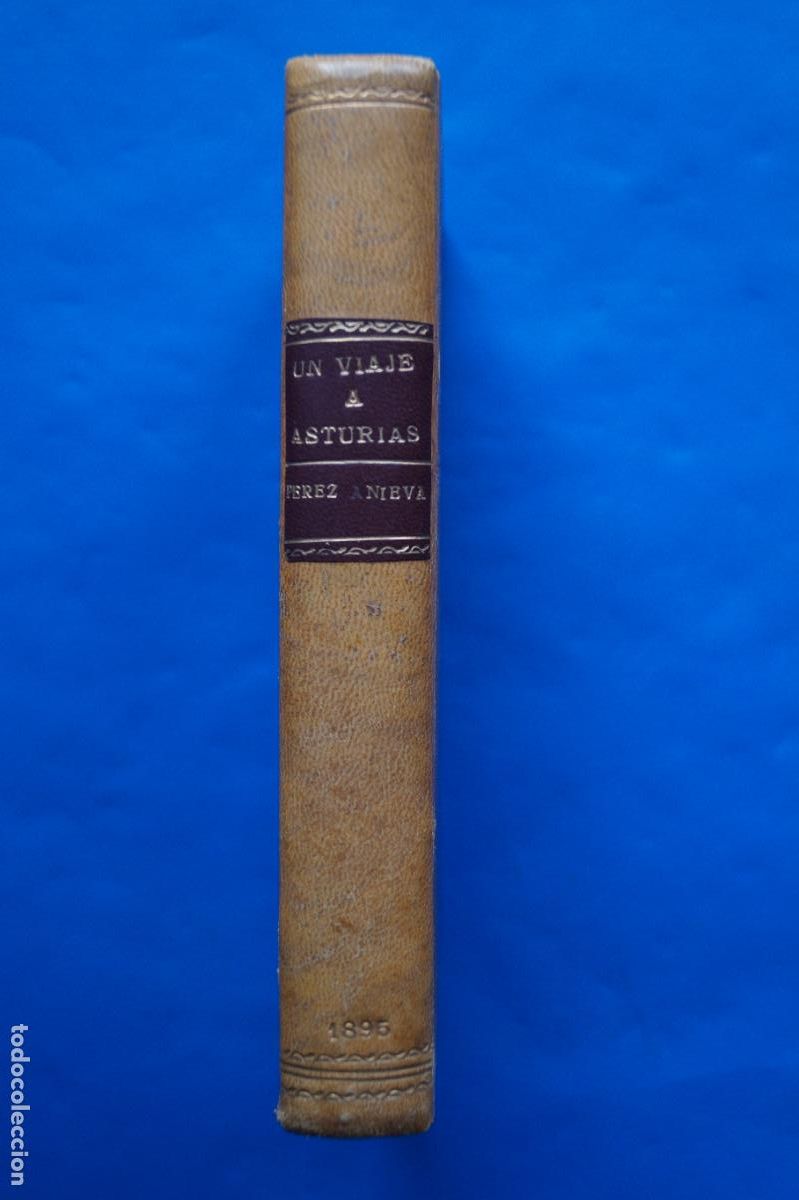 Libros antiguos: UN VIAJE A ASTURIAS, PASANDO POR LEON. ALFONSO PEREZ NIEVA. 1895