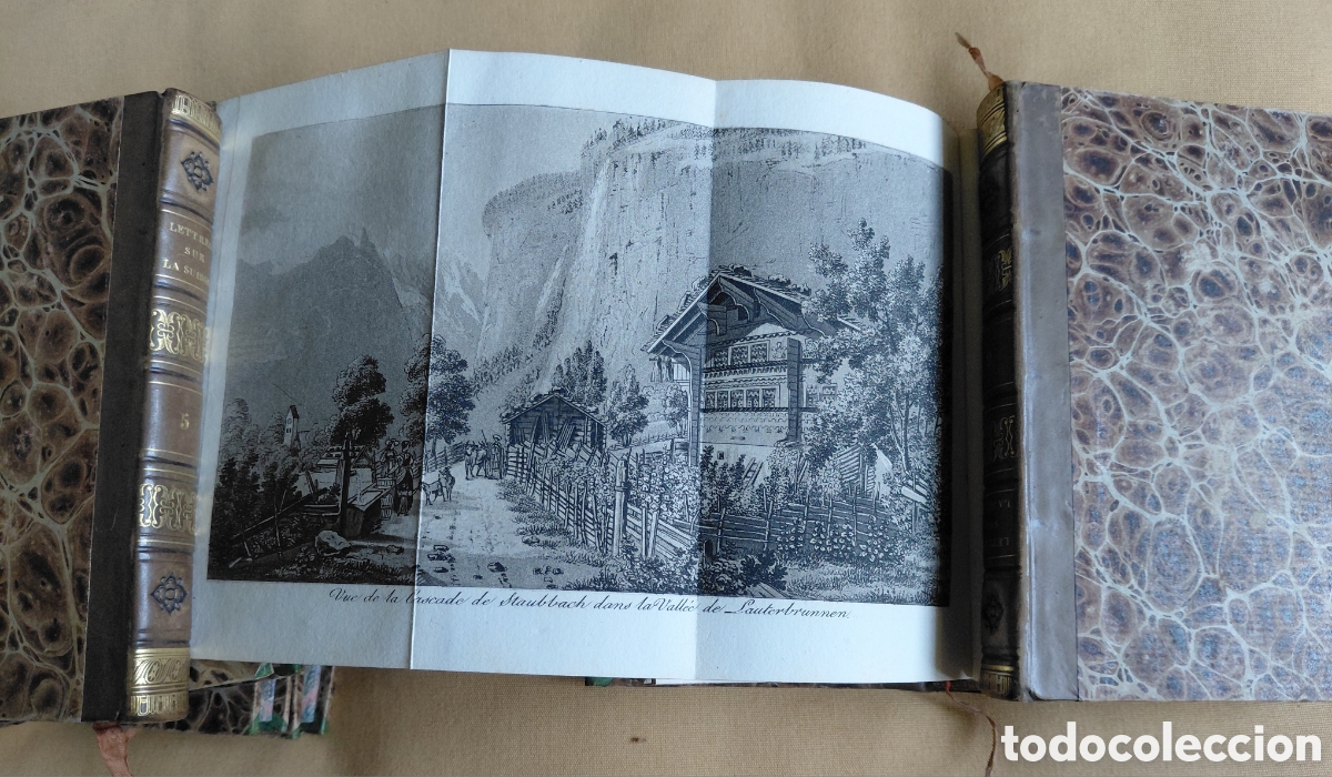 Libros antiguos: Lettres sur la Suisse &eacute;crites en 1819, 1820 et 1821. M. Raoul-Rochette 30 lam. aguatinta