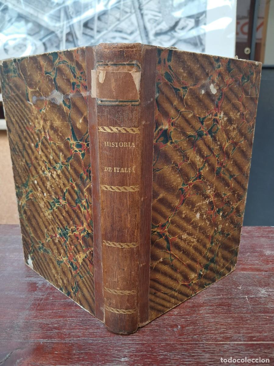 Libros antiguos: CAMPUZANO, R. Historia de Italia. Madrid. Imprenta M. R. Fonseca. 1847.