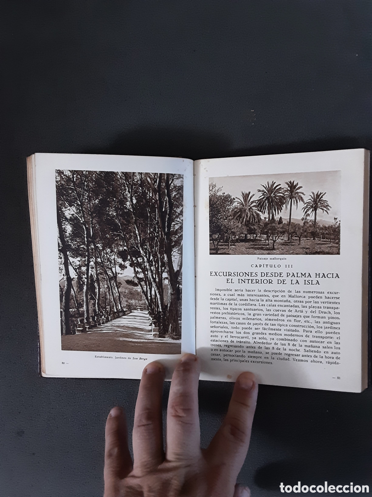Libros antiguos: ANTIGUA GUIA LIMITADA A 180 EJEMPLARES ILUSTRADA J. ESCALAS 1933 NUMERADA EN PIEL CORTES DORADOS